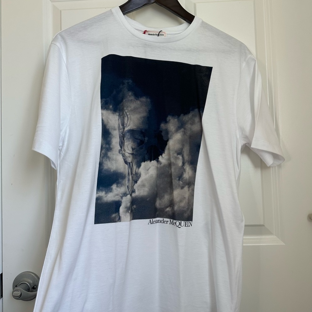 SOLD! NWT Alexander McQueen Graphic Printed Crewneck T-Shirt Size: IT40 165/88A - Picture 11 of 16